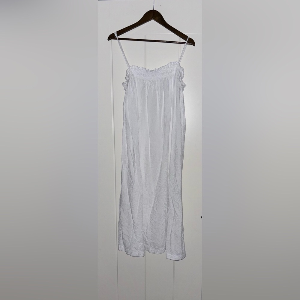 H & M Women Relaxed Fit Midi Sleeveless Dress Narrow Adjustable Straps Medium